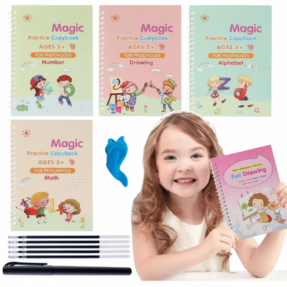 Magic Water Book for Kids – Reusable Coloring & Learning Book 🎨