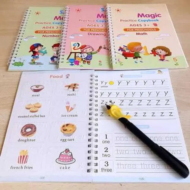 Magic Water Book for Kids – Reusable Coloring & Learning Book 🎨