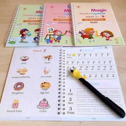 Magic Water Book for Kids – Reusable Coloring & Learning Book 🎨