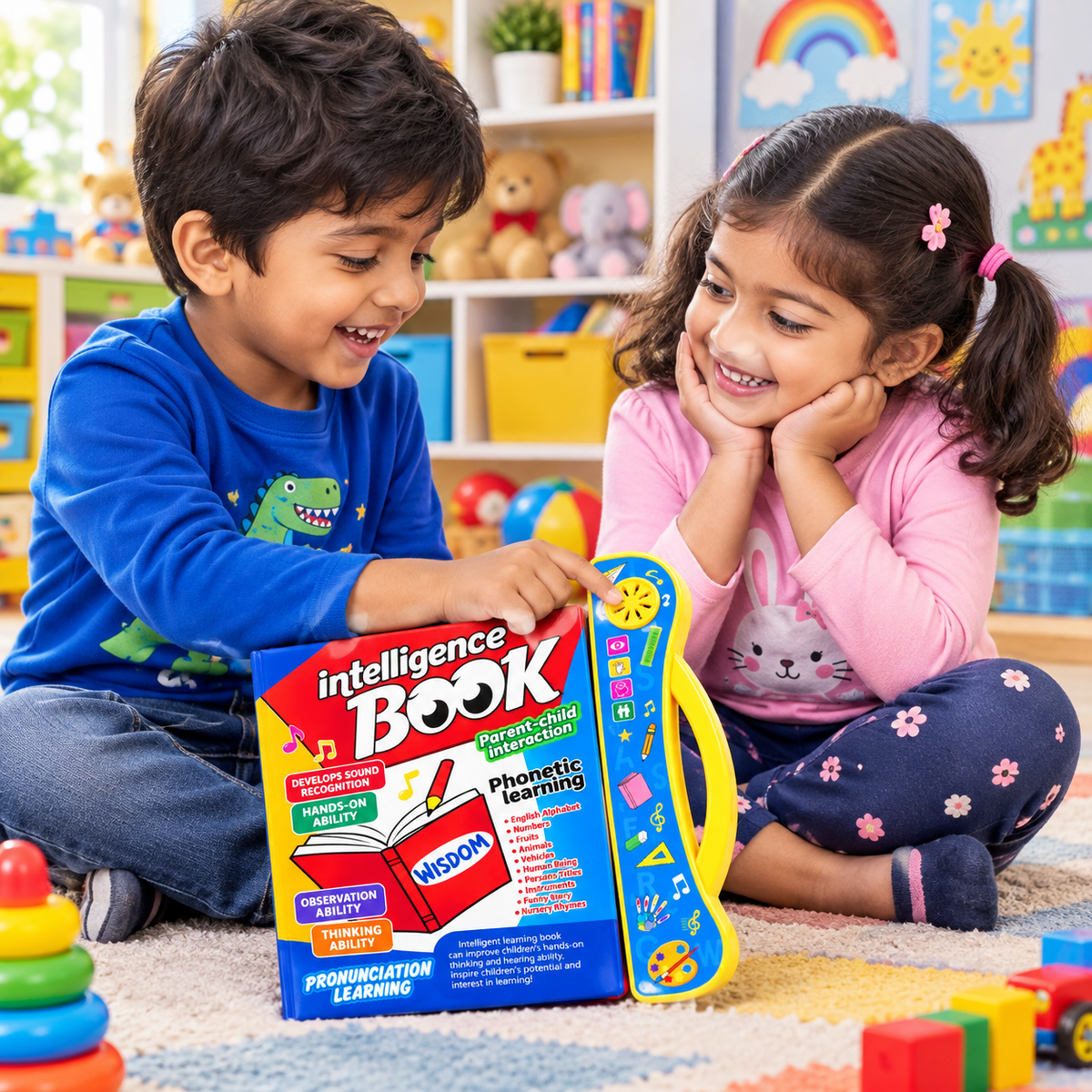 Intelligence Book – Interactive Learning Book for Kids ⭐✨