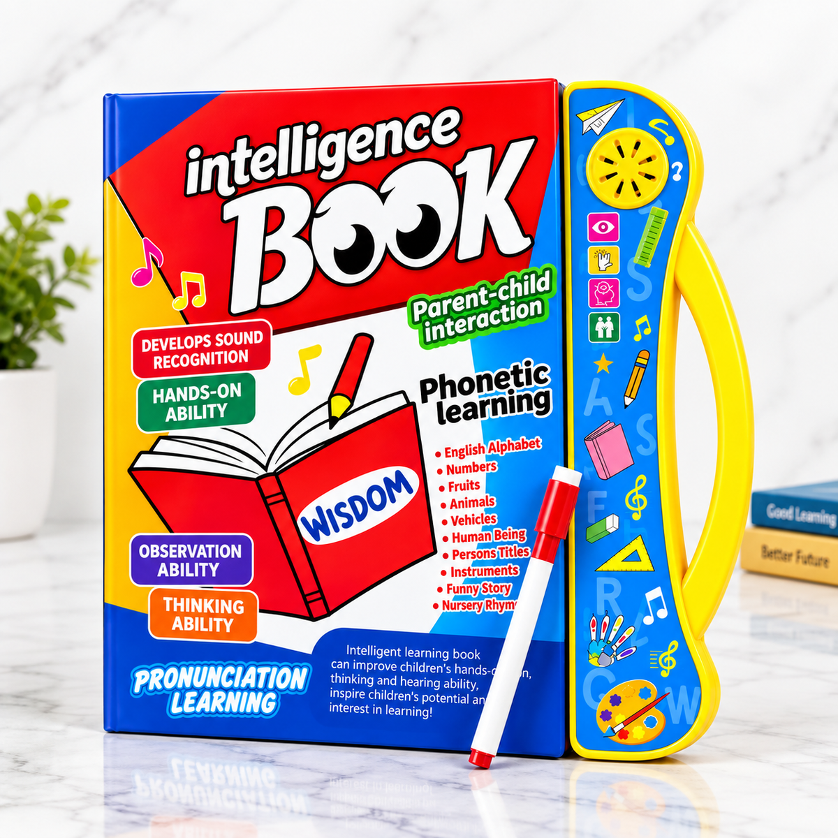 Intelligence Book – Interactive Learning Book for Kids ⭐✨